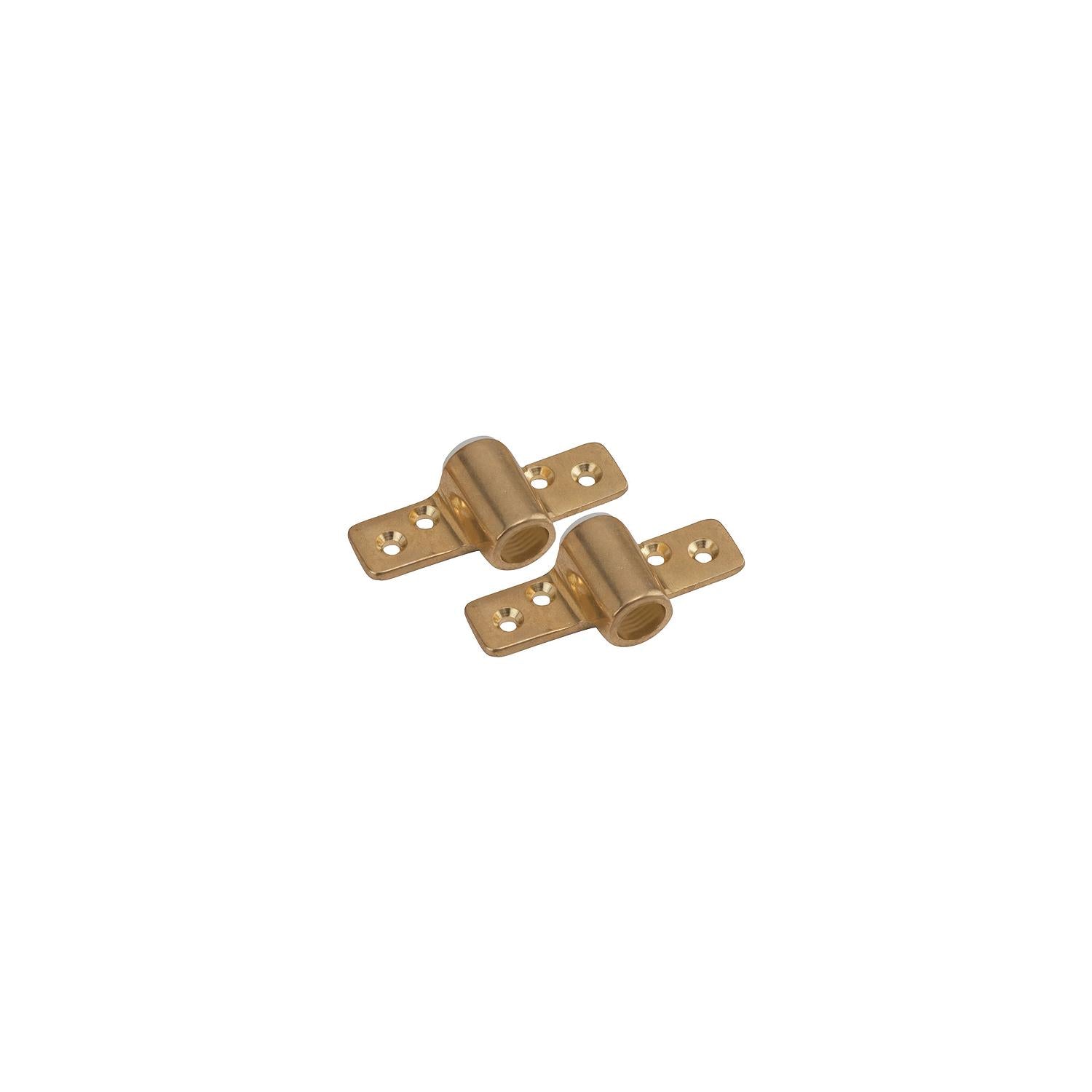 SeaDog 5806101 Brass Oarlock Sockets, Side Mt., pr.