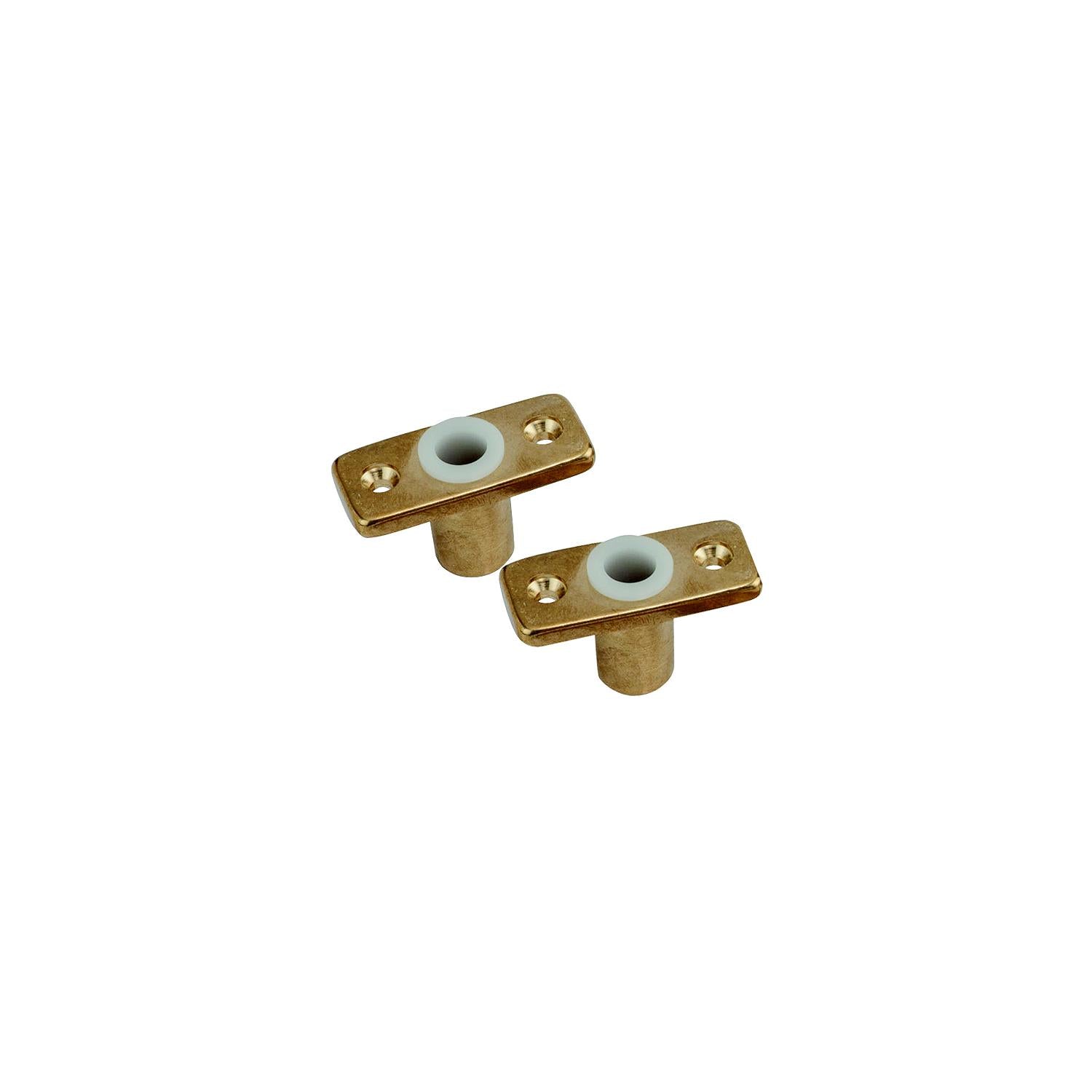 SeaDog 5806001 Brass Oarlock Sockets, Top Mt., pr.