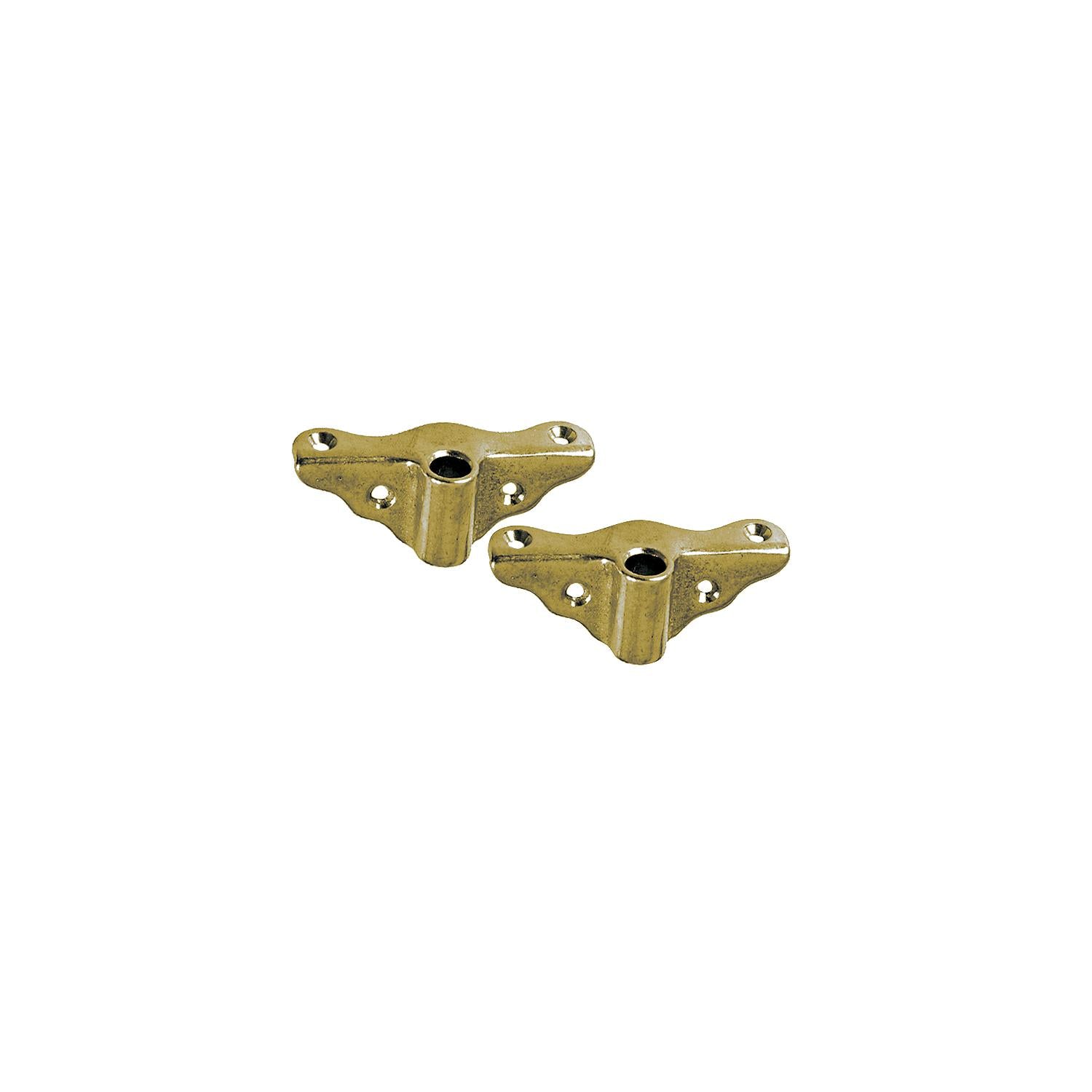 Rowlock Socket Bronze Edge Mount, Pr.