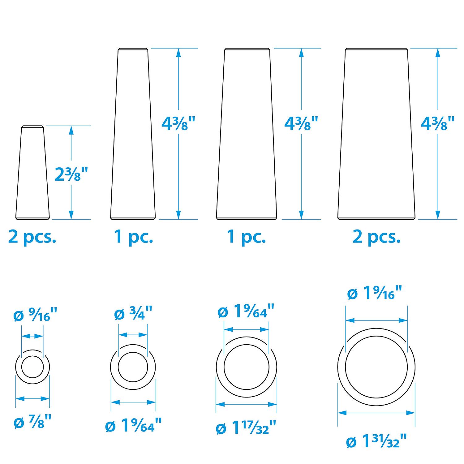 Seachoice 45411 Emergency Wood Plug Kit