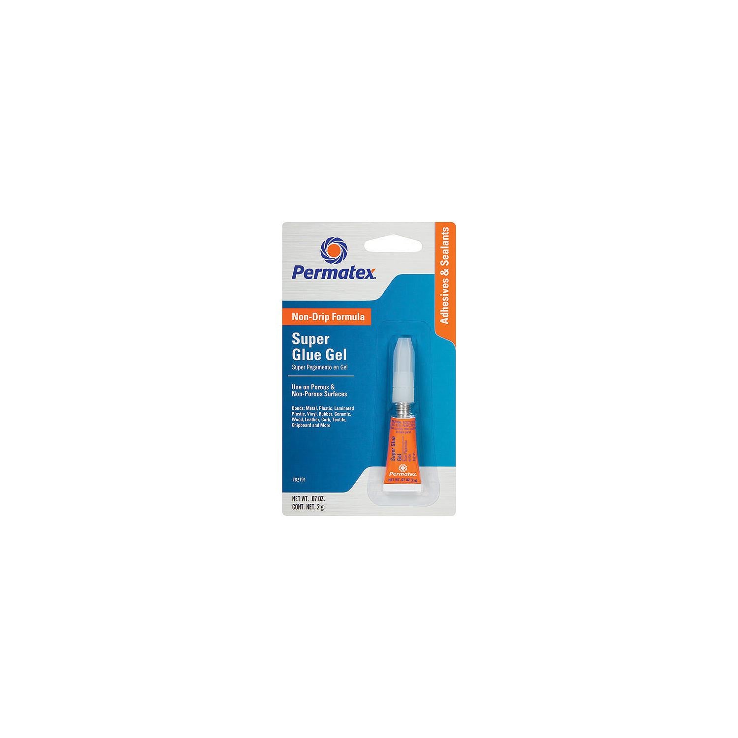 Permatex 82191 Super Glue Gel, 2 gr.