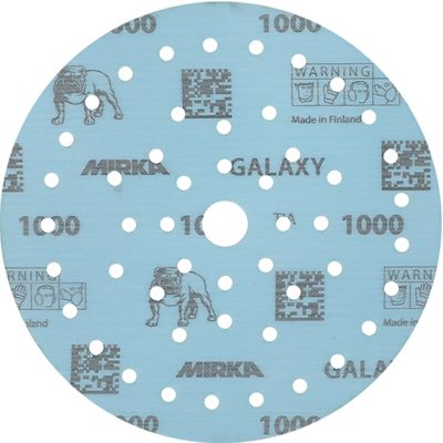 Mirka FY5MF320 Galaxy Dust Free Multi-Fit Grip Discs, 5", Grade 320, 50/pk