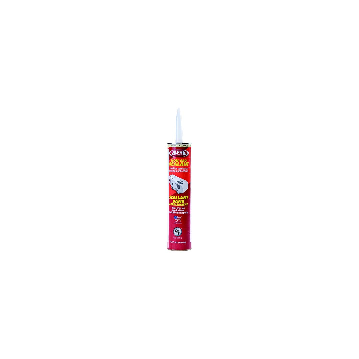 Alpha Systems 862161 Low VOC Non-Sag Sealant, 10.3 oz., Almond