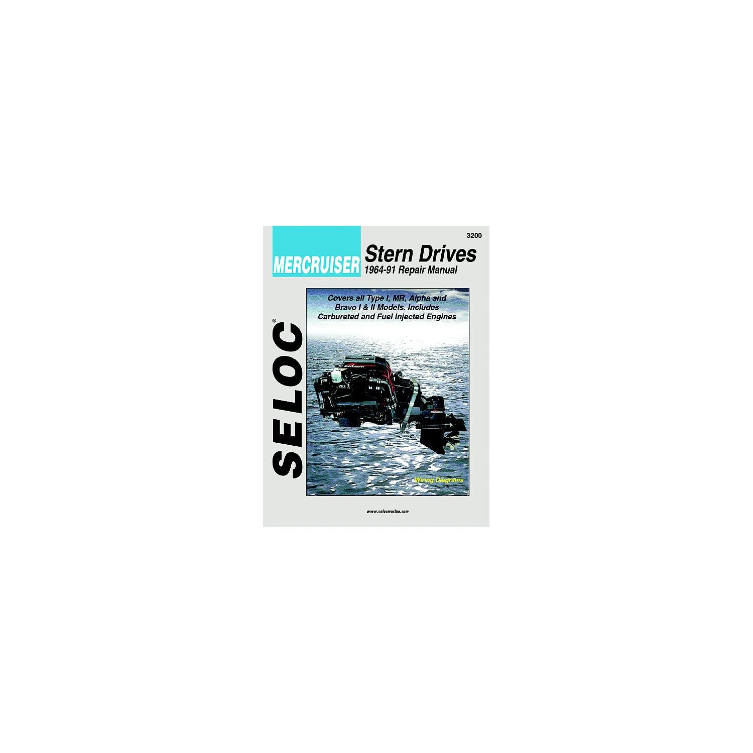 Seloc Marine Manual For Mercruiser Stern Drive 1964-91