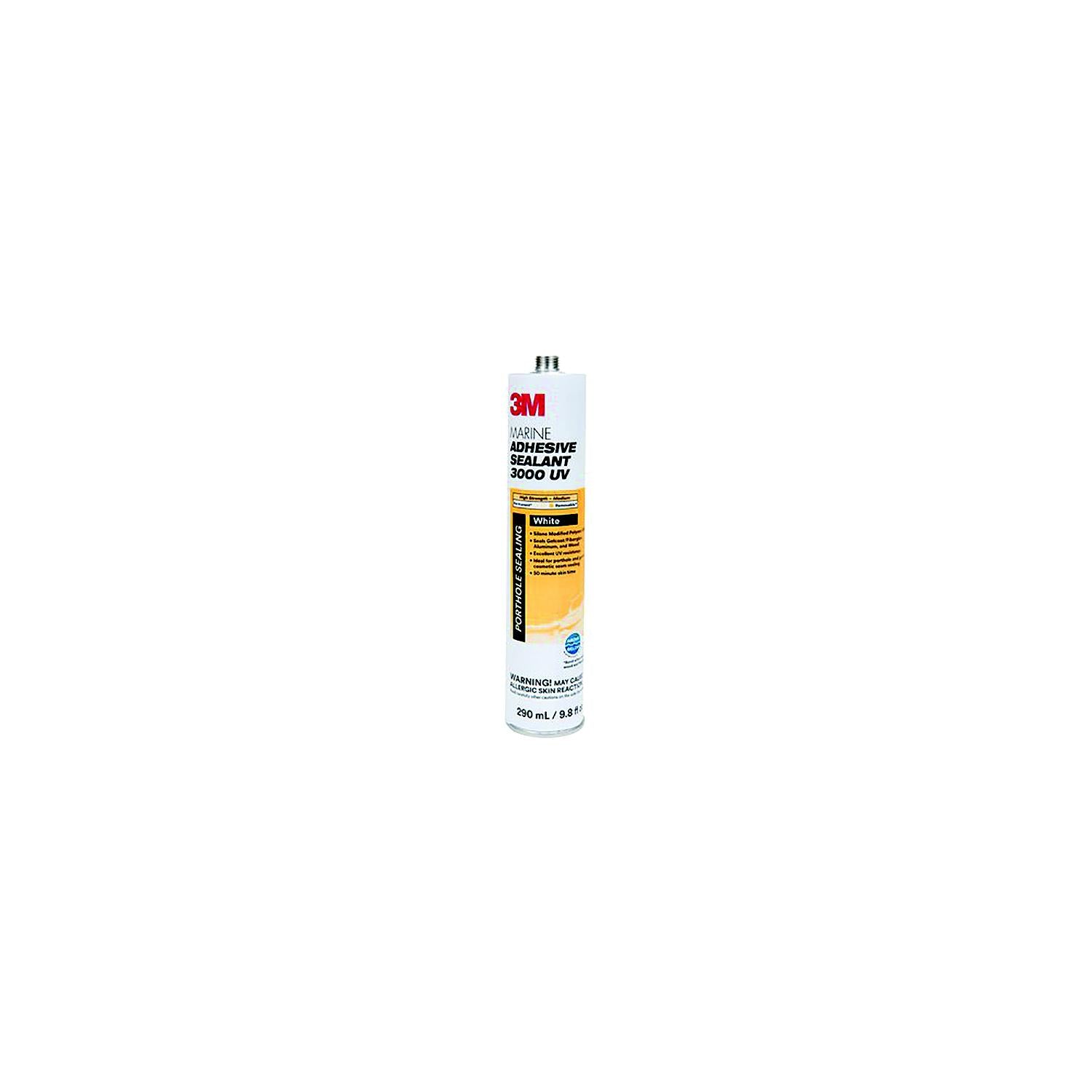 9M Marine 3000 UV Adhesive / Sealant, 10 oz. White