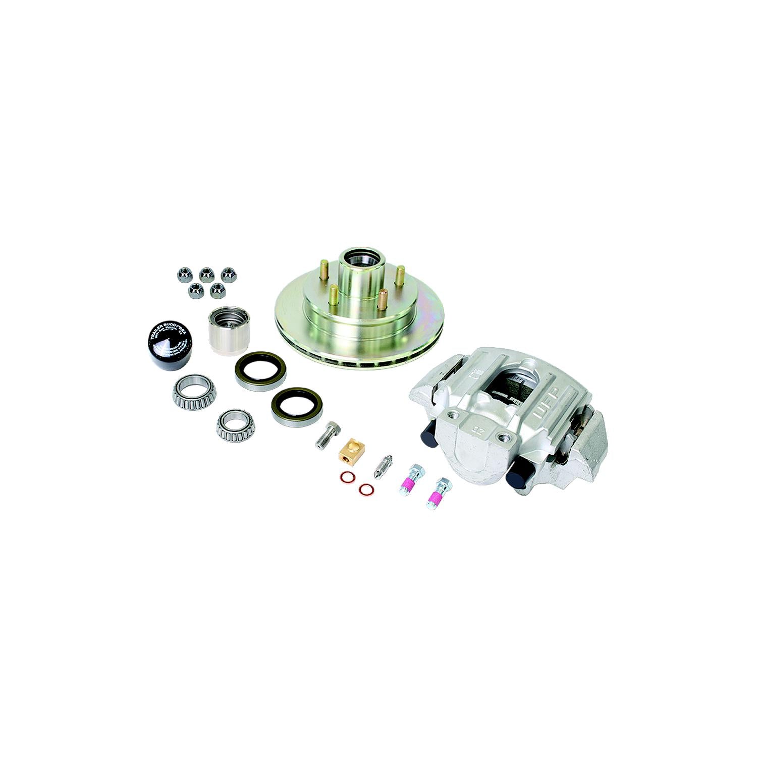 UFP Zinc+ Hub, Zinc+ Ventilated Rotor And Aluminum Caliper Kit