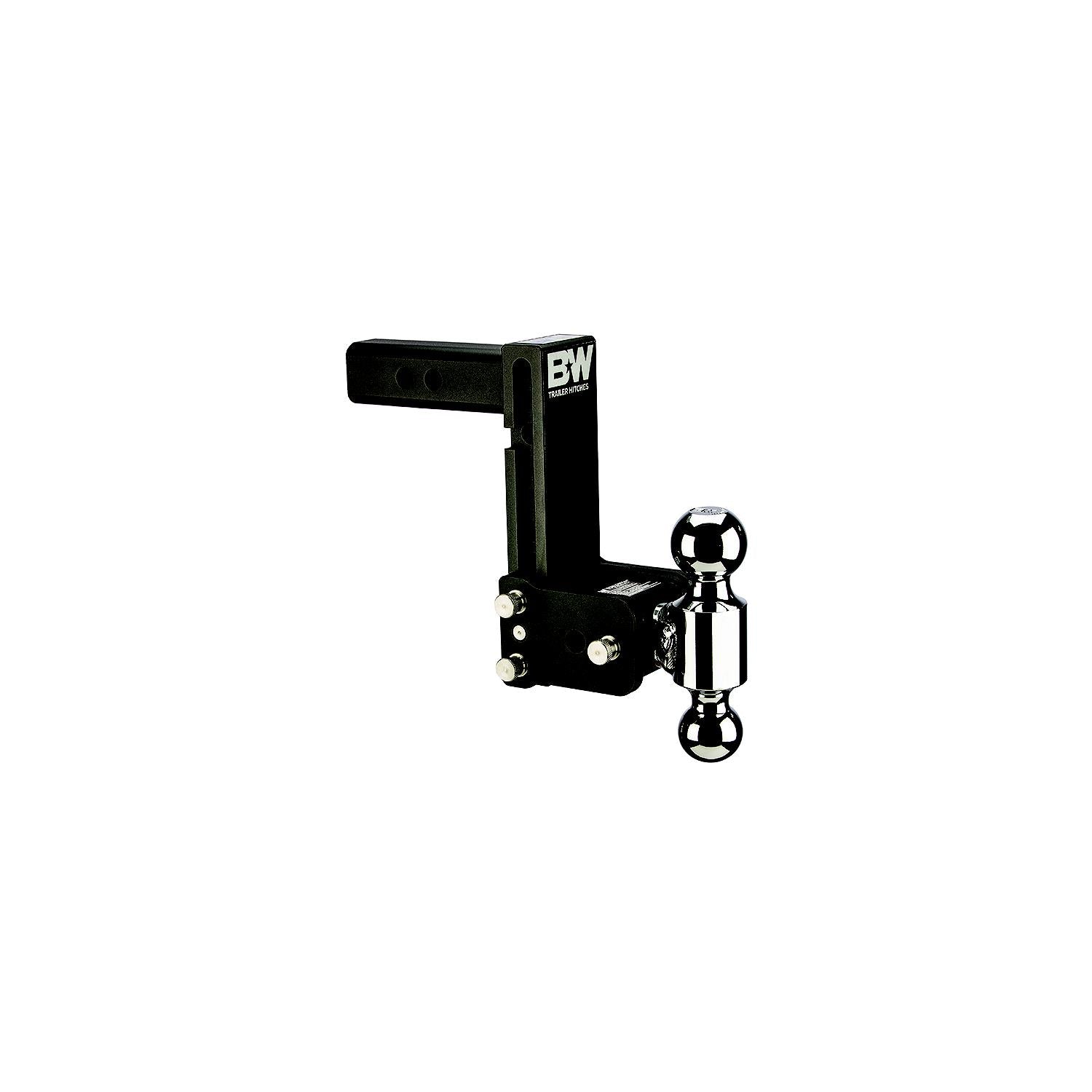 B&W TS10040B Trailer Hitches Tow & Stow Dual Ball Receiver Hitch | Fits Standard 2" Receiver