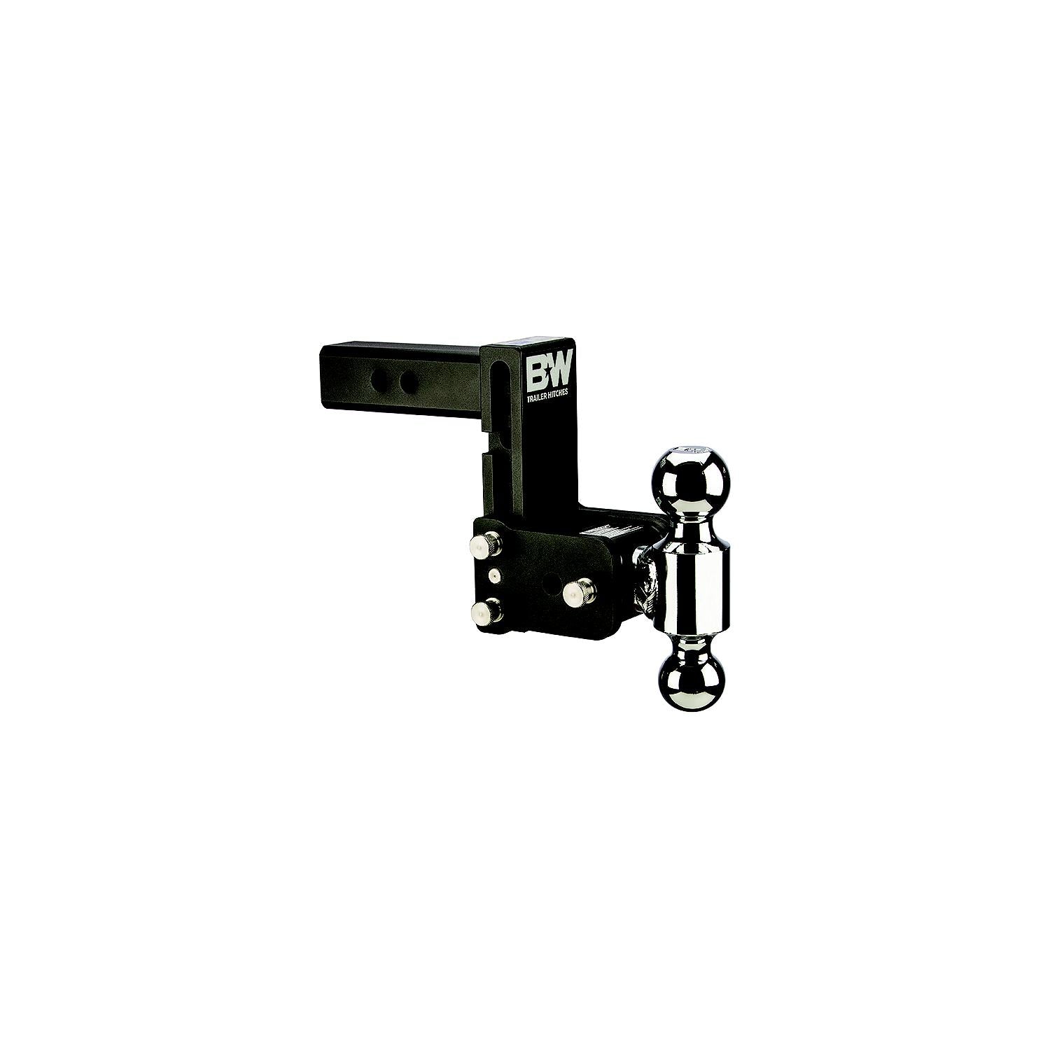 B&W TS10037B Trailer Hitches Tow & Stow Dual Ball Receiver Hitch | Fits Standard 2" Receiver