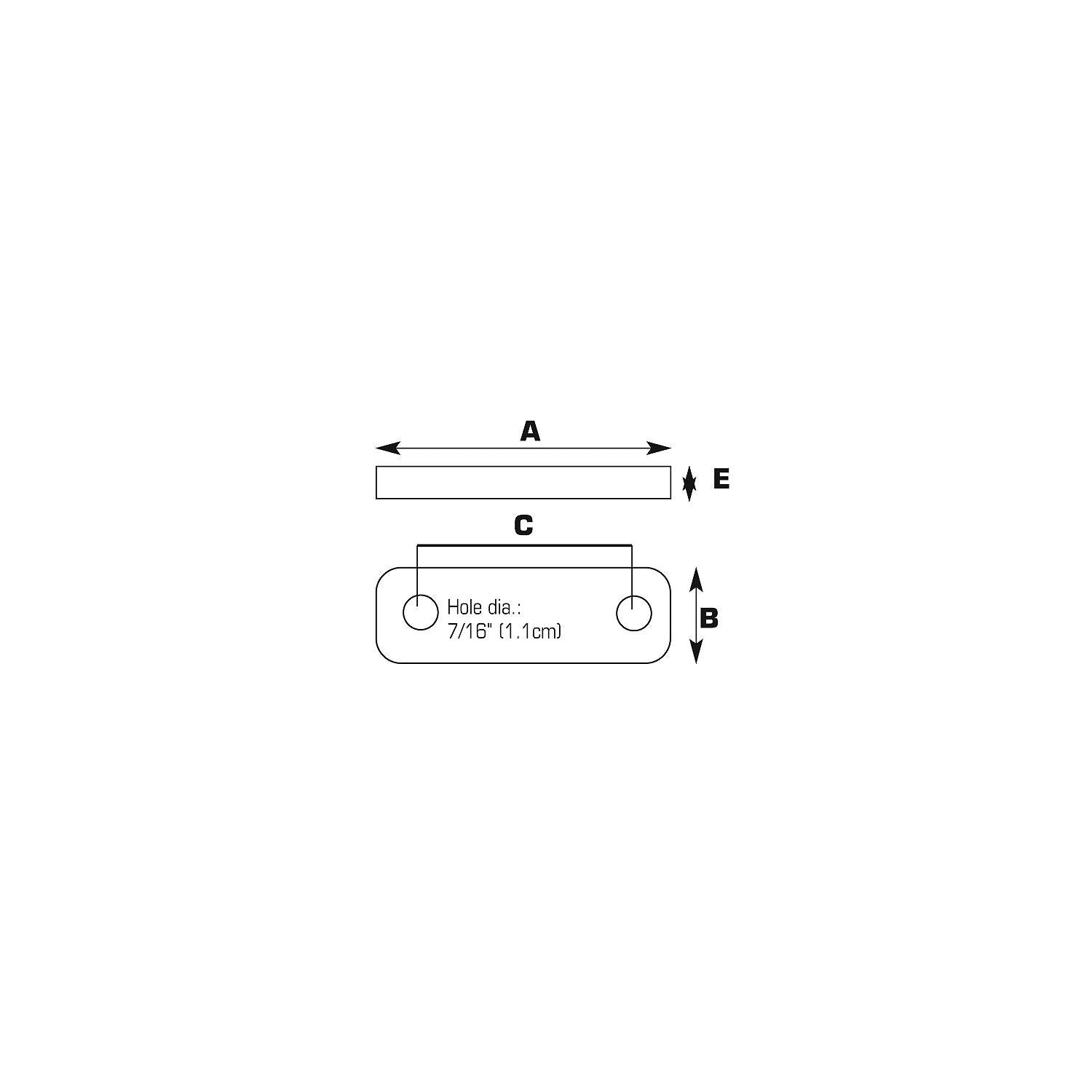 Seachoice Frame Tie Plates (Pair Per Pack)