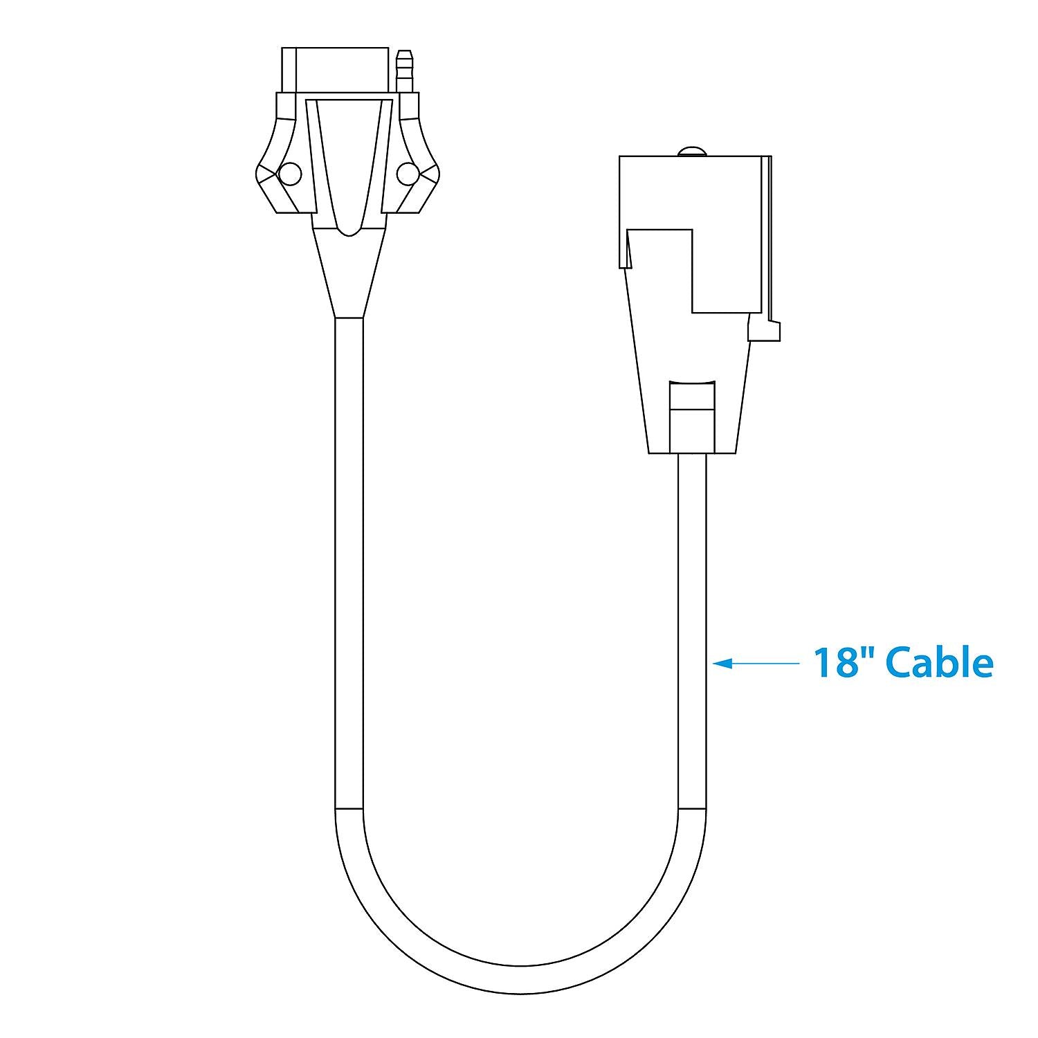 Seachoice 7 Way Trailer Connector