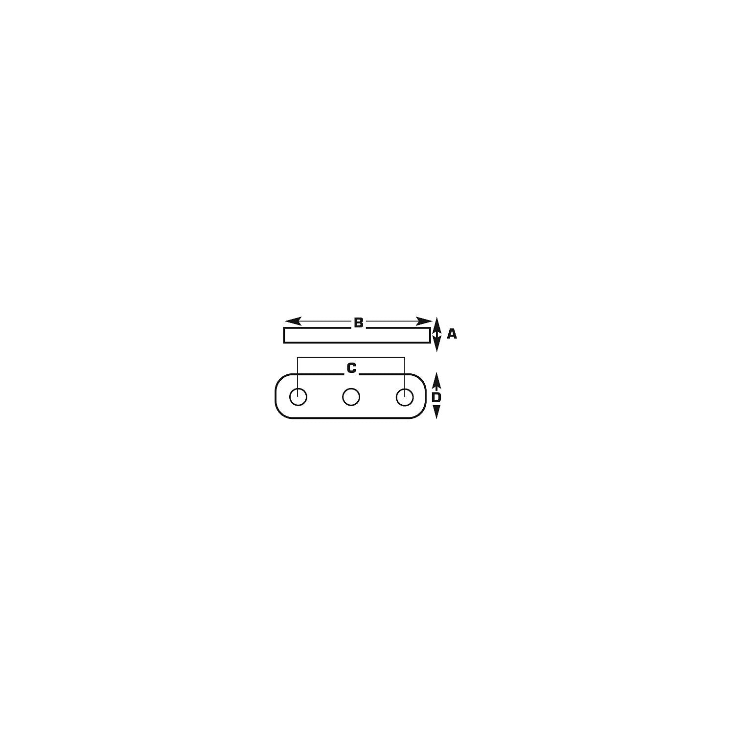 Light-Duty Axle U-Bolt Plate