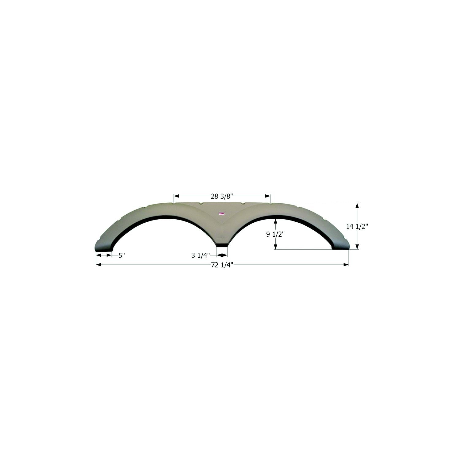 Icon Technologies Keystone FS1705 RV Fender Skirts