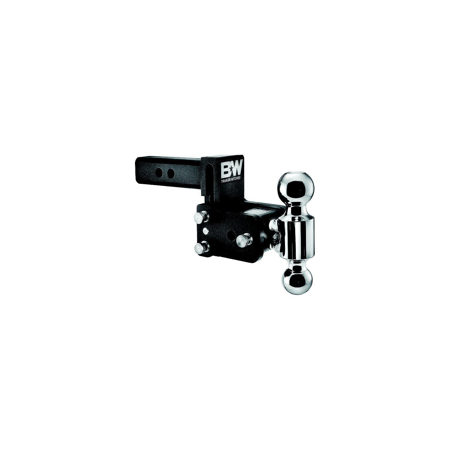 B&W TS20037B Trailer Hitches Tow & Stow Dual Ball Receiver Hitch | Fits 2-1/2" Receiver