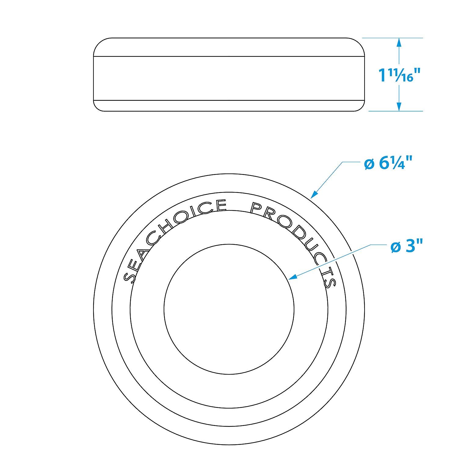 Seachoice Trailer Jack Stand Wheel Stop