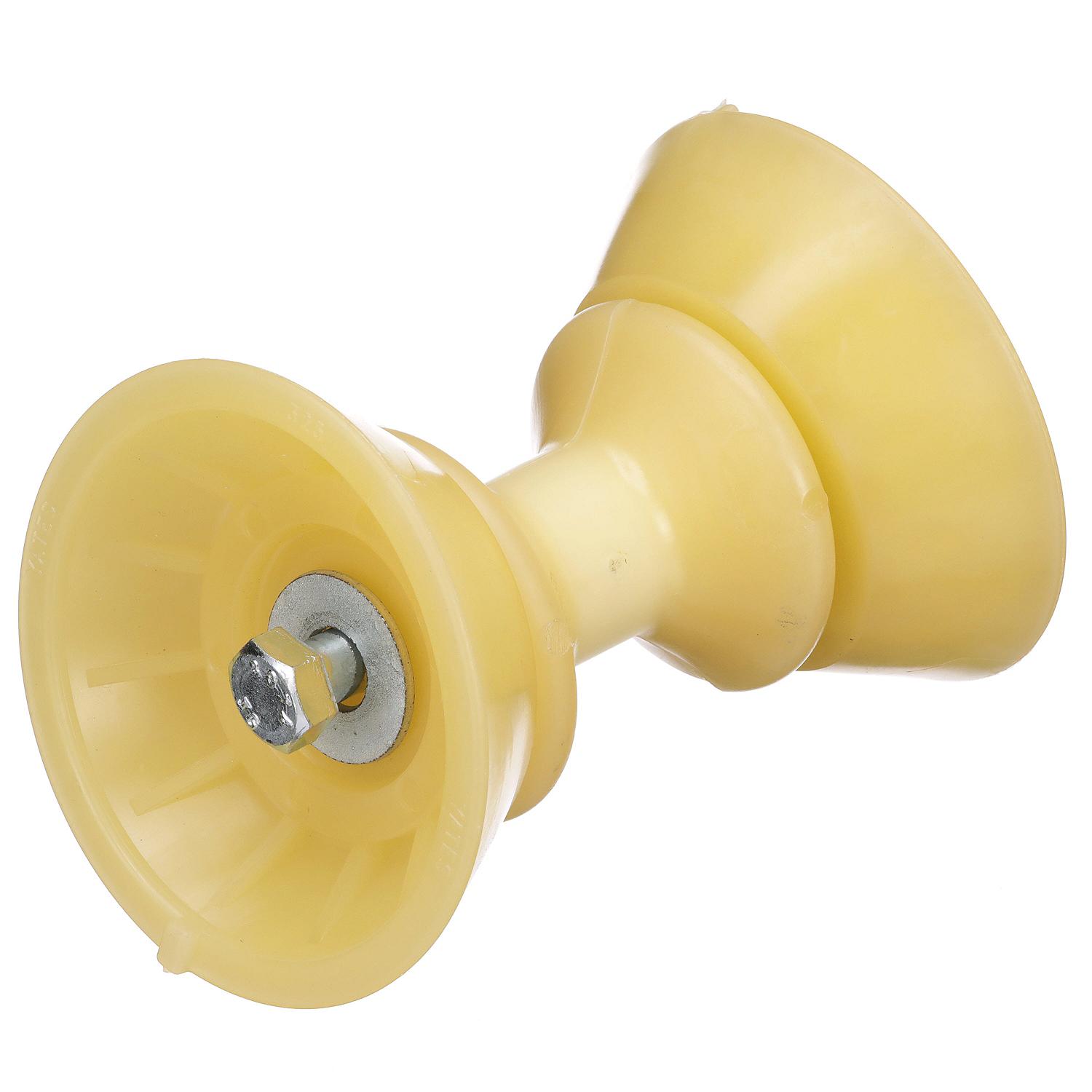 Seachoice Non-Marking TP Yellow Rubber Bow Roller With Bells 1/2" ID