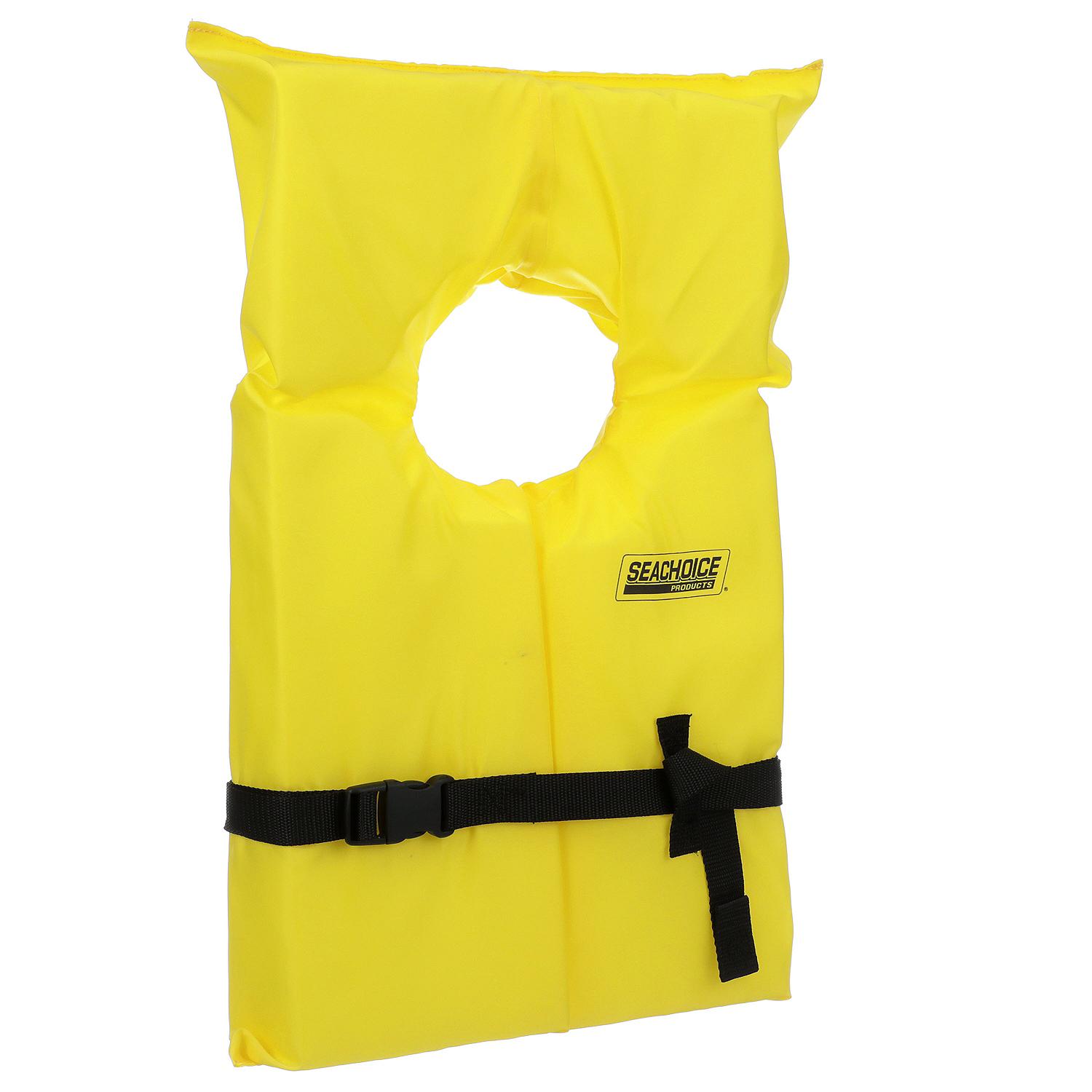 Seachoice 86020 Type II Life Vest - Adult, Yellow