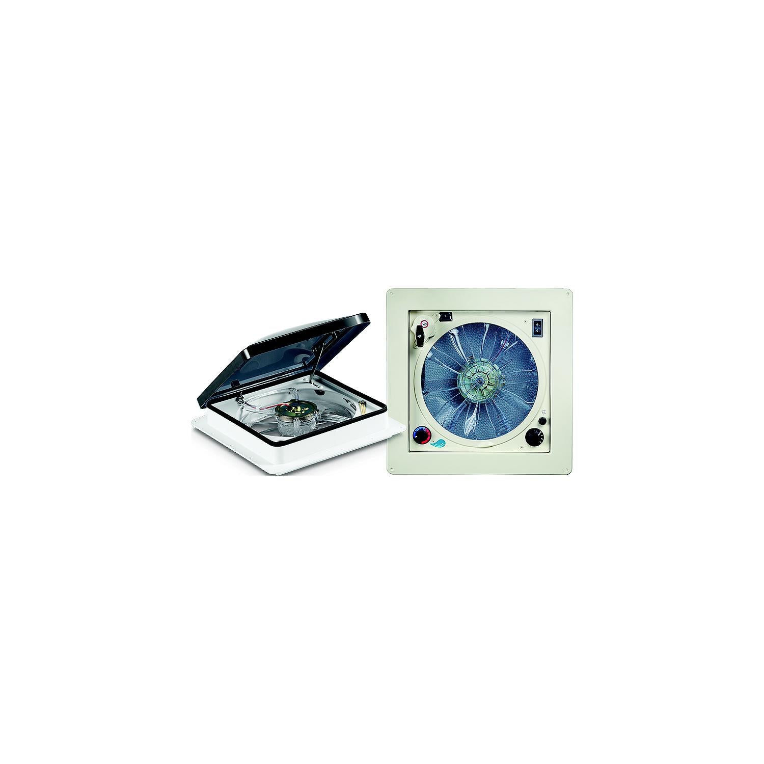 Fan-Tastic Vent 803351, Colonial White Garnish w/Smoke Dome