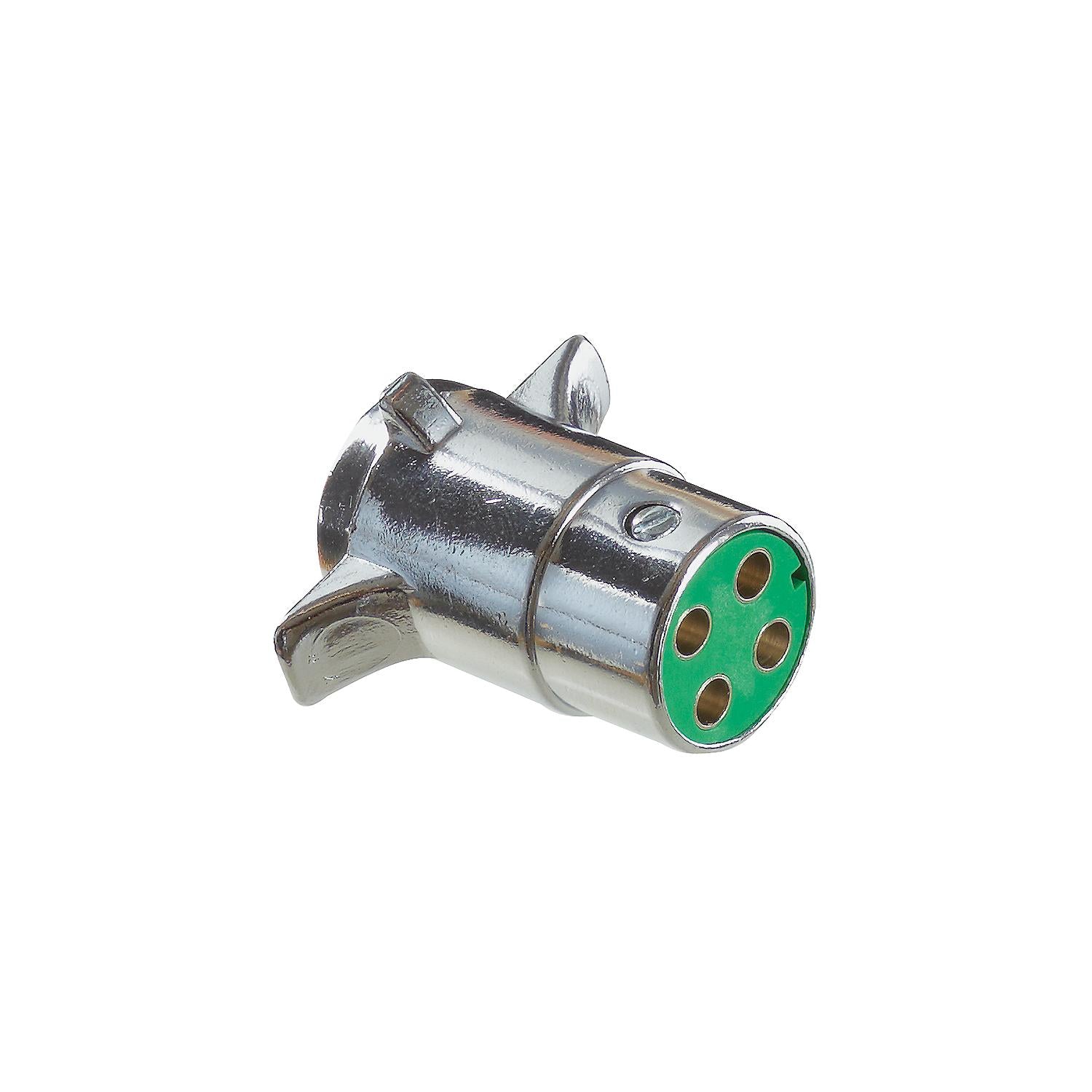 Pollak 4-Way Plug, Chrome Plated