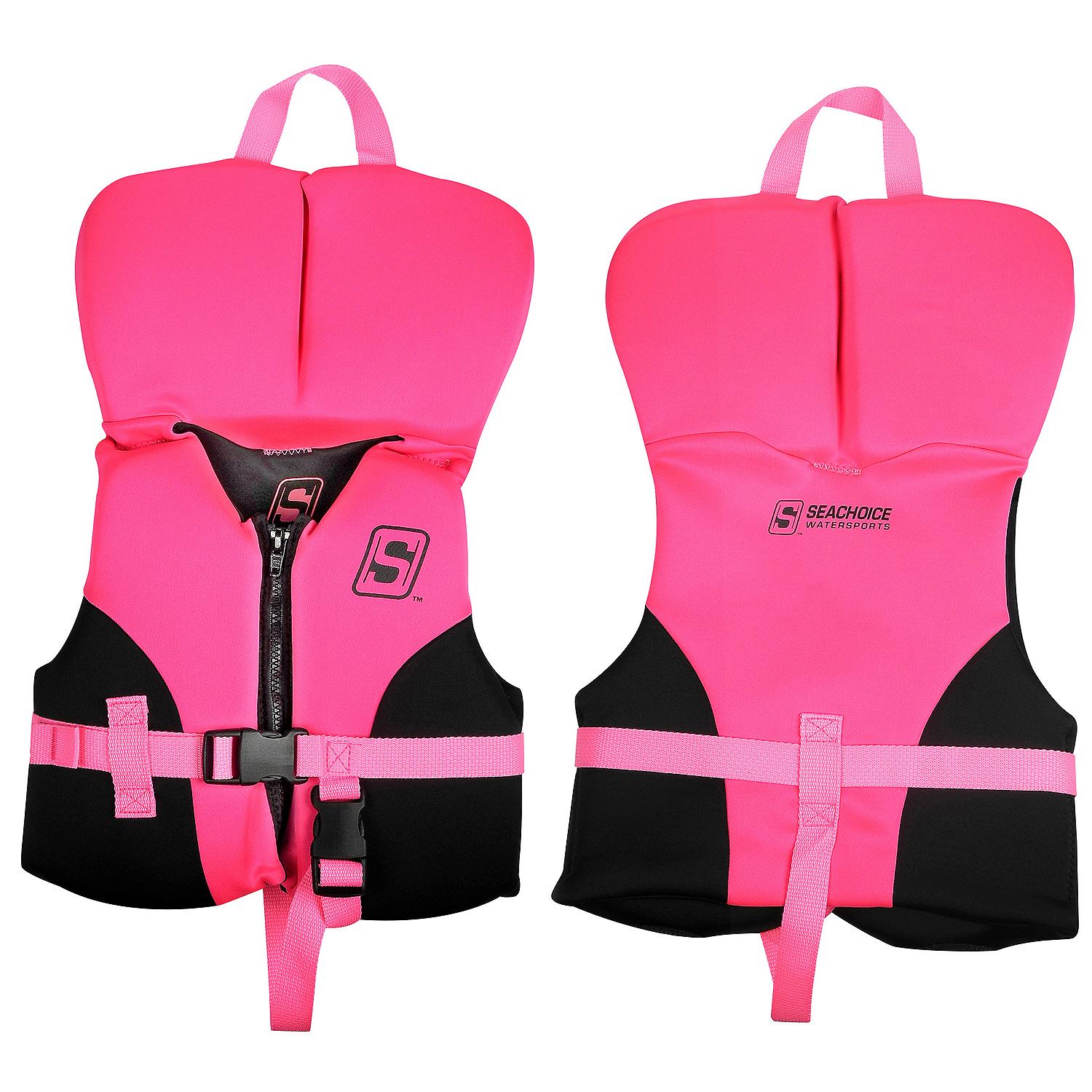 Seachoice 85961 Evoprene Multi-Sport Vest, Pink/Black, Infant