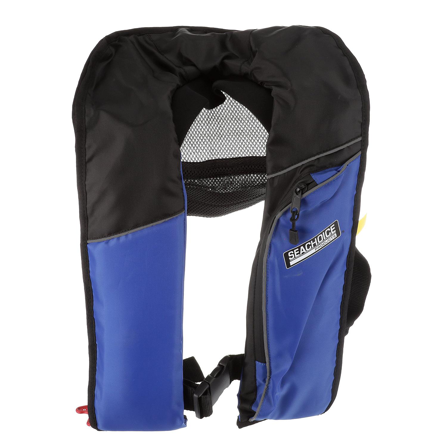 Seachoice 85840 Type V Inflatable PFD 33G Manual/Auto, Blue/Black