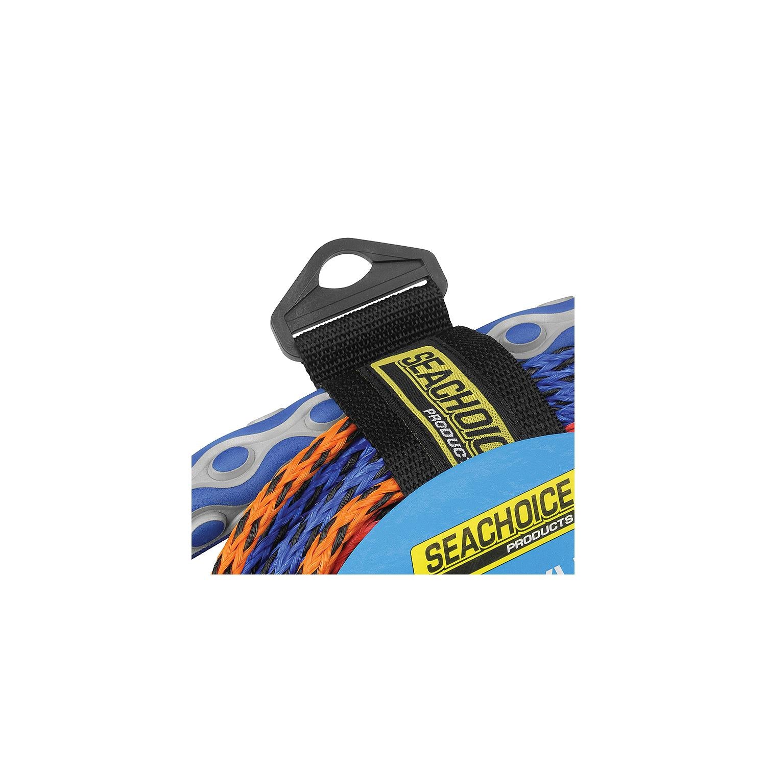 Seachoice 86733 3-Section Water Ski or Wakeboard Rope, 75', 13" Handle with Textured EVA Grip