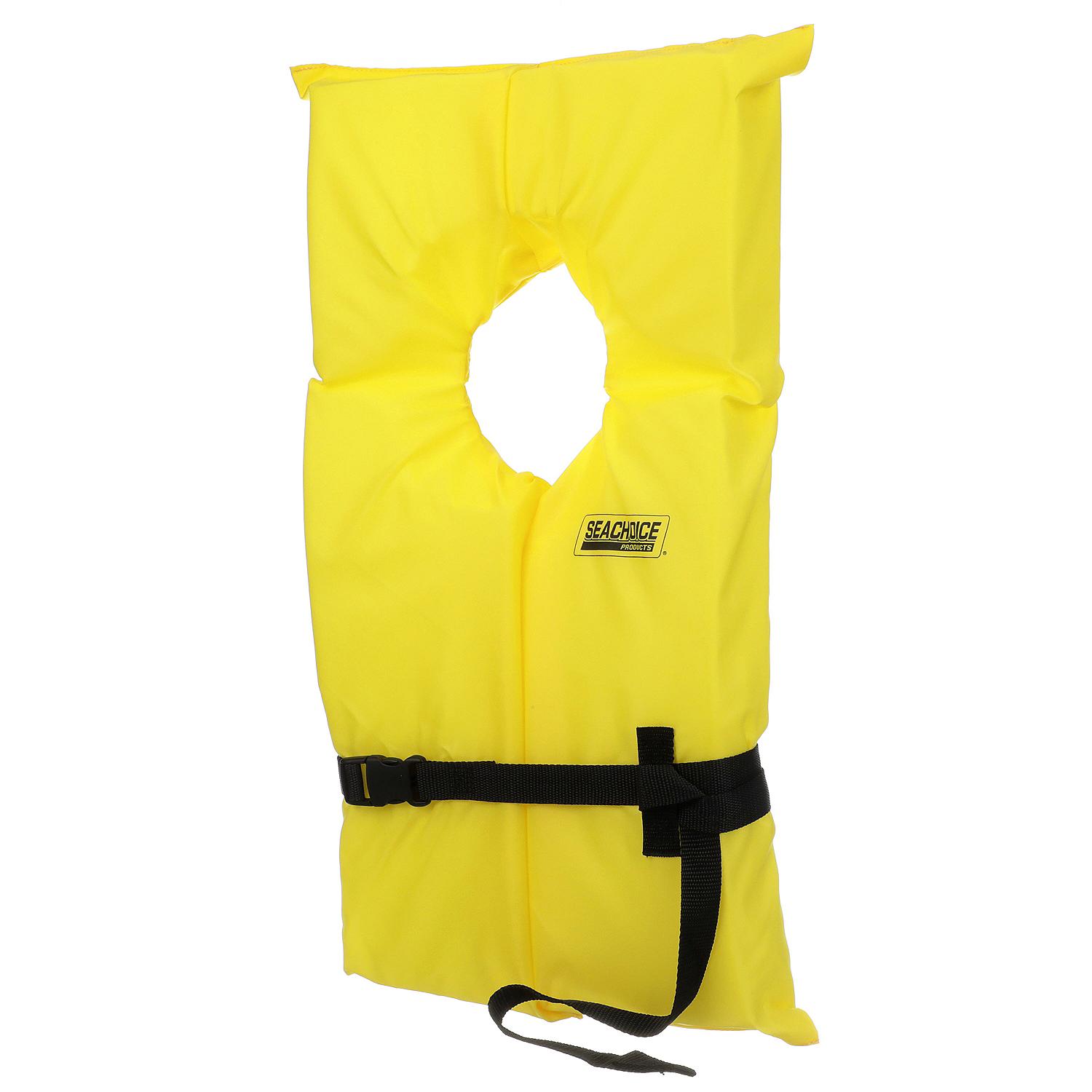 Seachoice 86080 Type II Life Vest - XL, Yellow