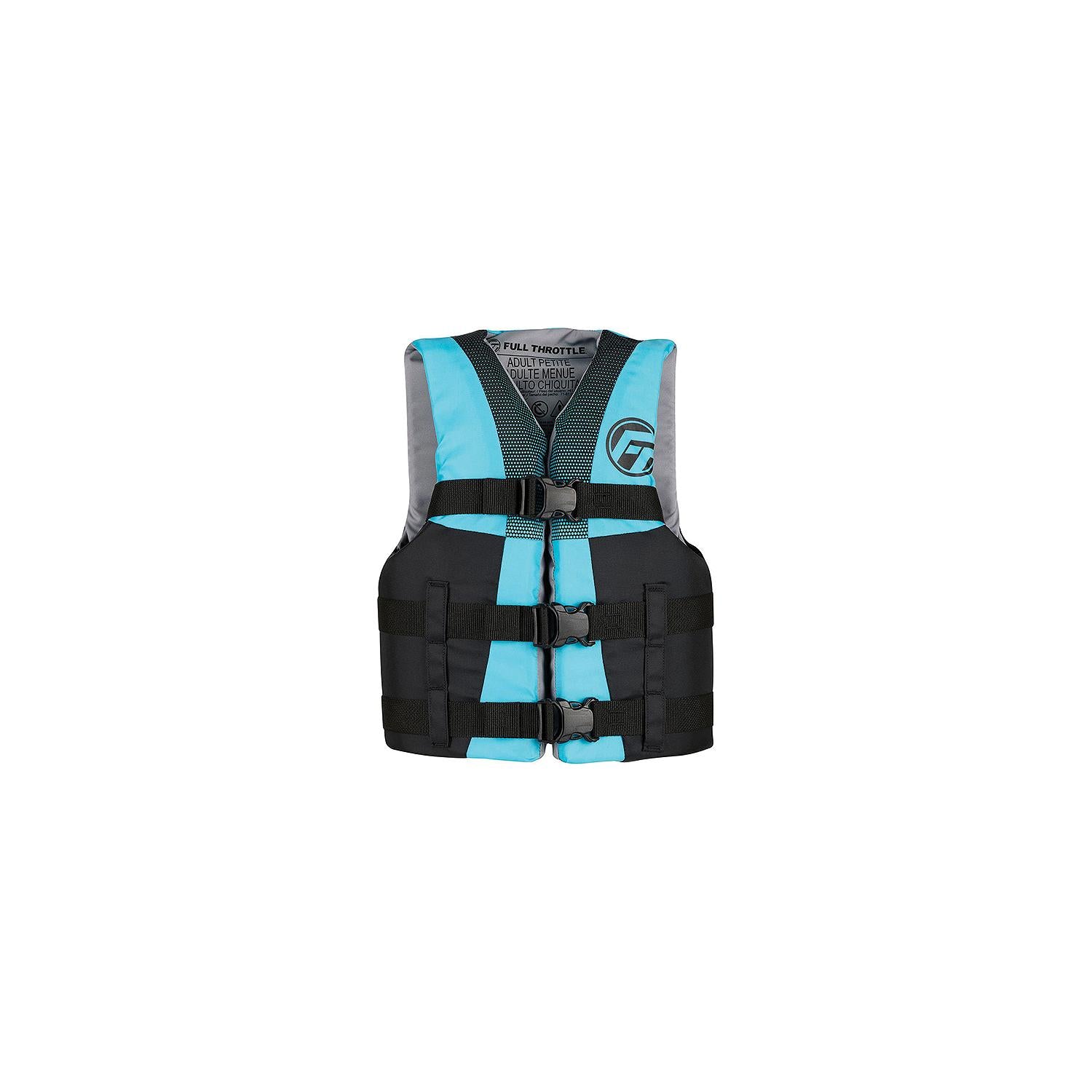 Full Throttle 11220050501022 Nylon Life Vest, Teen, Aqua