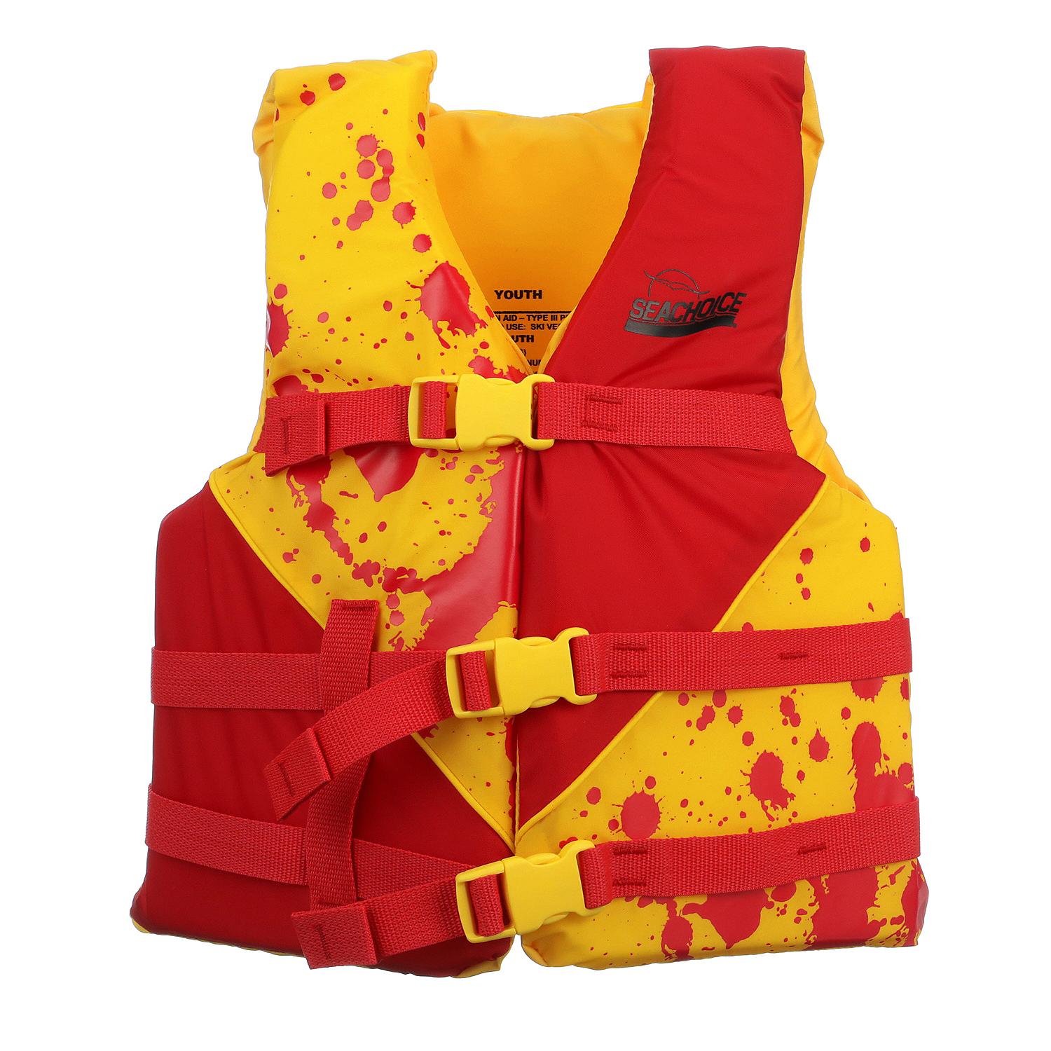 Seachoice 86170 Deluxe General Purpose Life Vest
Red/Yellow, Youth