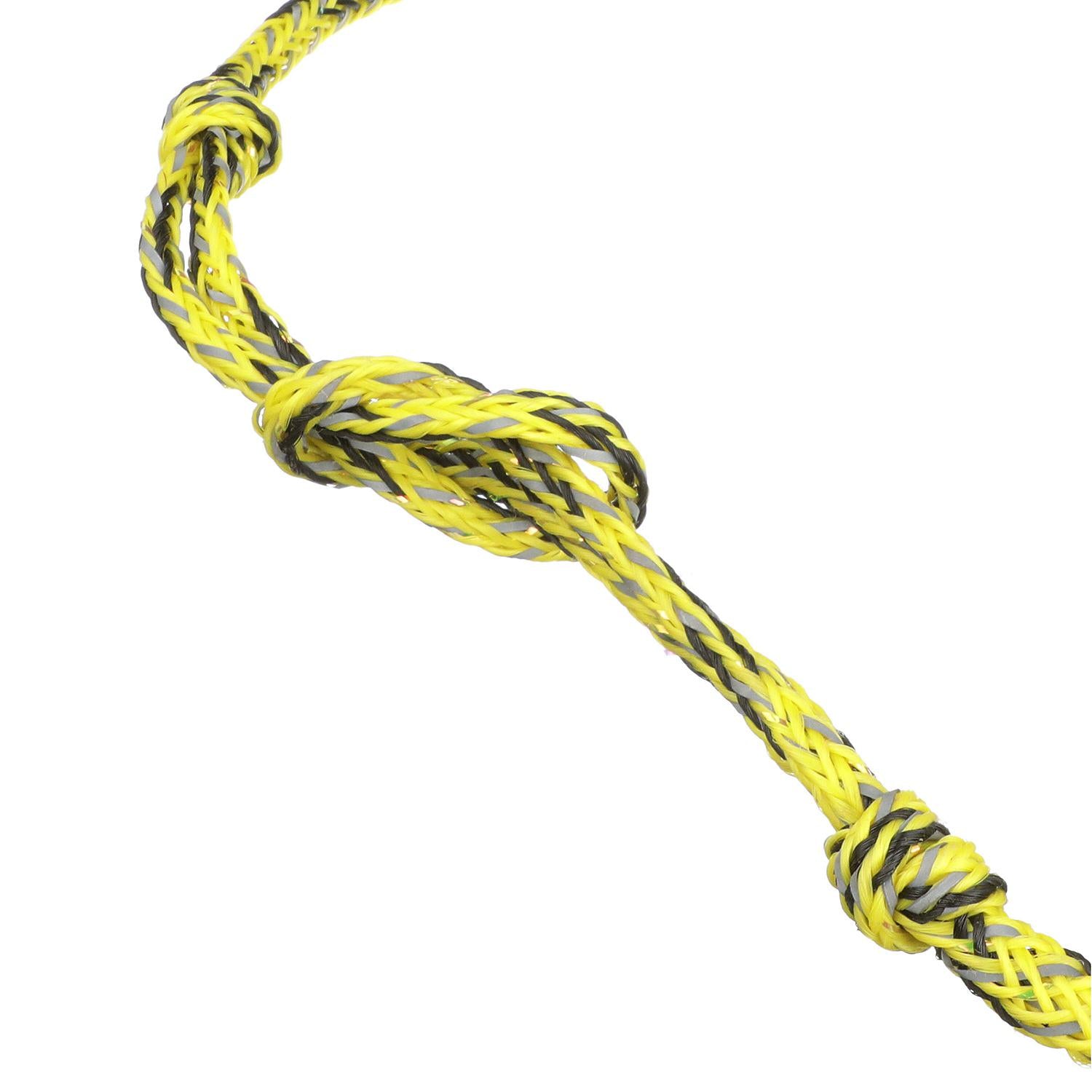 Seachoice 86726 5-Section Wakeboard Reflective Rope, 75', 15" Handle with Textured EVA Grip