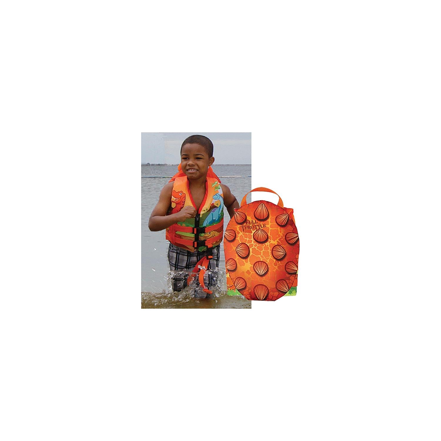 Child Size Water Buddy Vest, Dinosaur