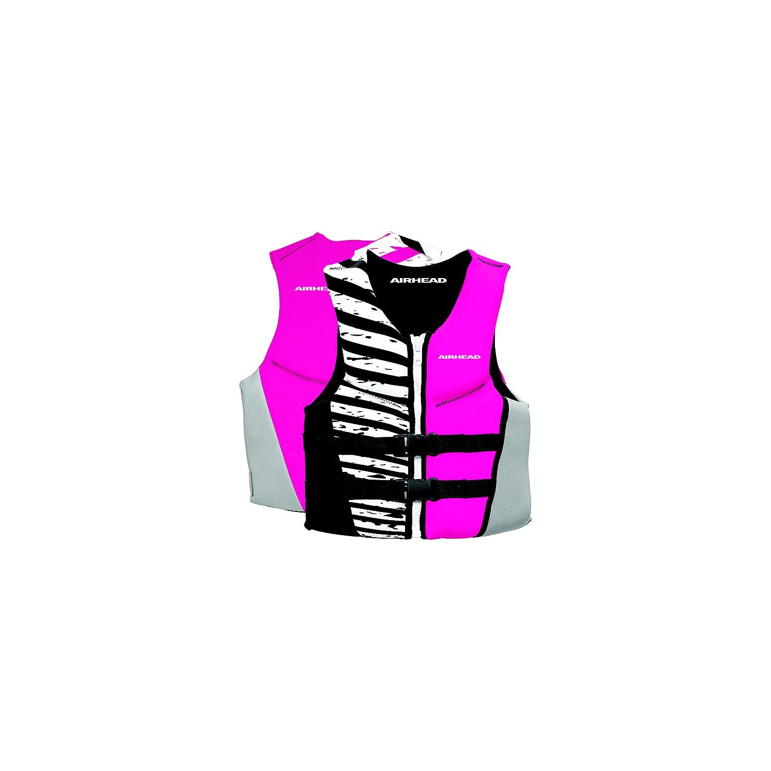 Airhead 1007711BHP Wicked Neolite Kwik-Dry Women's Vest, Pink/Black/White, XLg